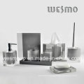 Transparent Polyresin Bathroom Set